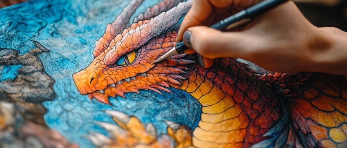 Pourquoi le coloriage Dracaufeu est parfait pour la relaxation