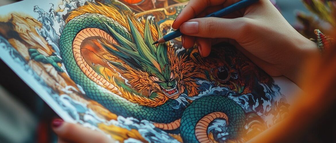 5 raisons pour lesquelles le coloriage Dragon Ball Z à imprimer séduit les petits et les grands