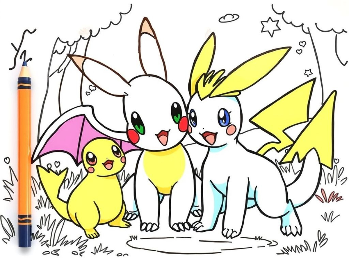 Pokemon à colorier