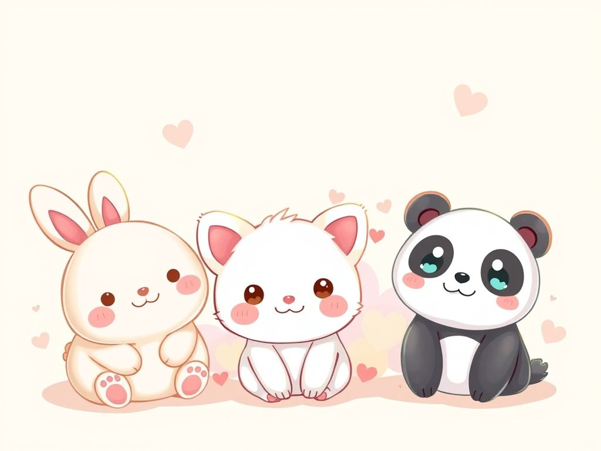 dessin kawaii animaux