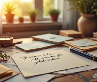 Découvrez des exemples de texte d’une marraine à sa filleule pour toutes les occasions