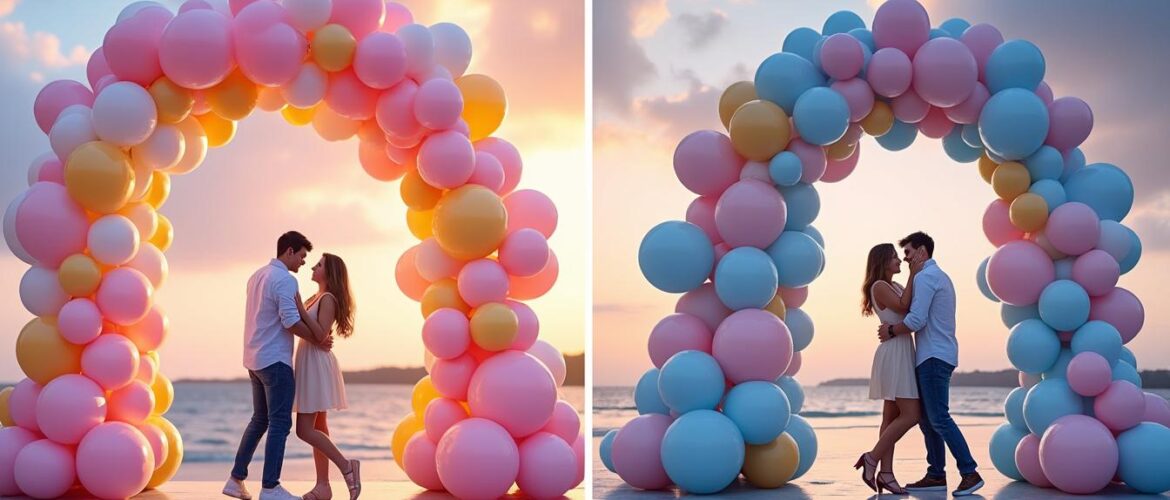 Les secrets d’une arche de ballons pastel qui fera sensation
