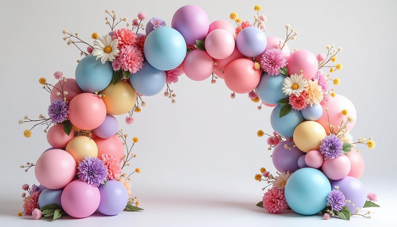 découvrez comment réaliser une arche de ballons pastel élégante et tendance qui impressionnera vos invités et apportera une touche magique à vos événements.