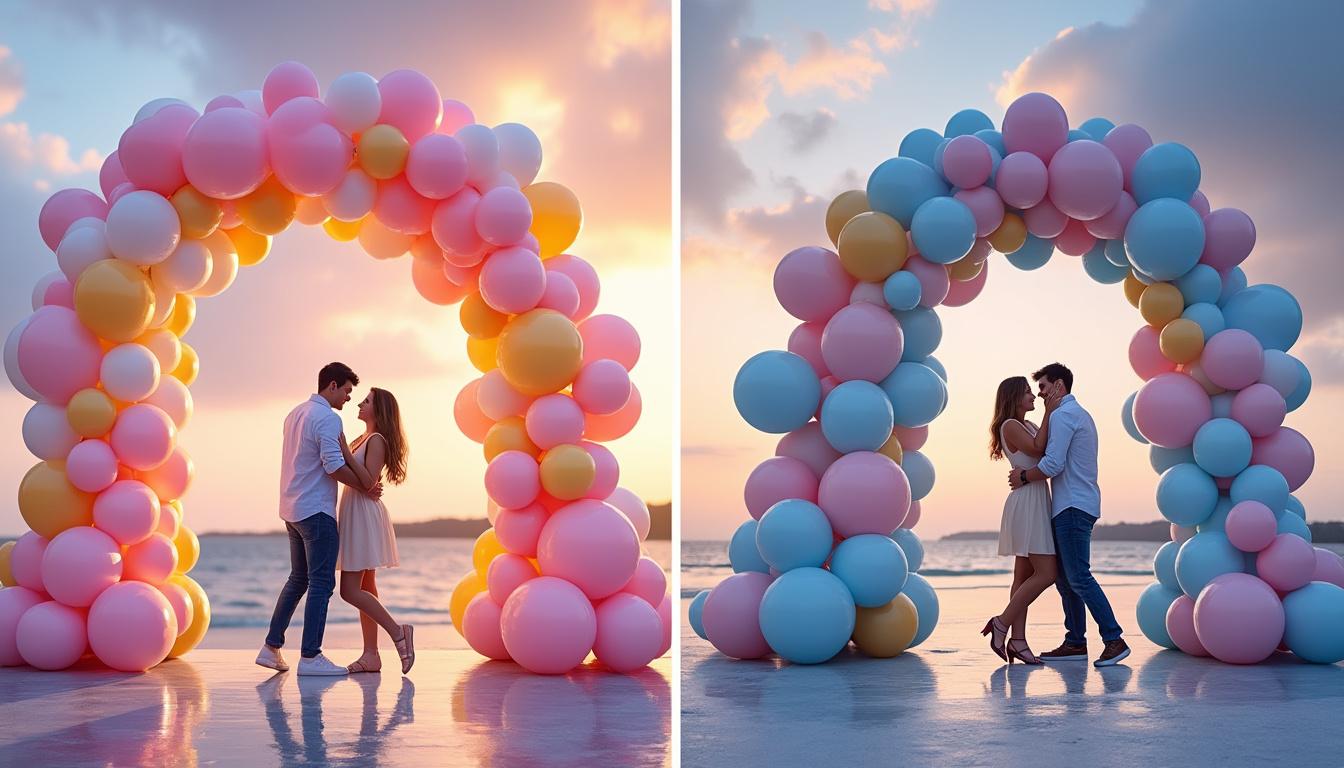 découvrez comment réaliser une arche de ballons pastel élégante et tendance, grâce à nos astuces et conseils pour une décoration sensationnelle qui éblouira vos invités lors de vos événements.