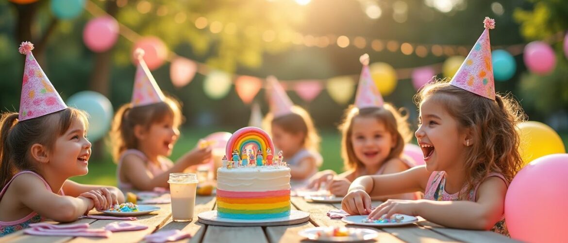 Pourquoi choisir une fête pour enfants thème arc-en-ciel pastel pour célébrer un anniversaire