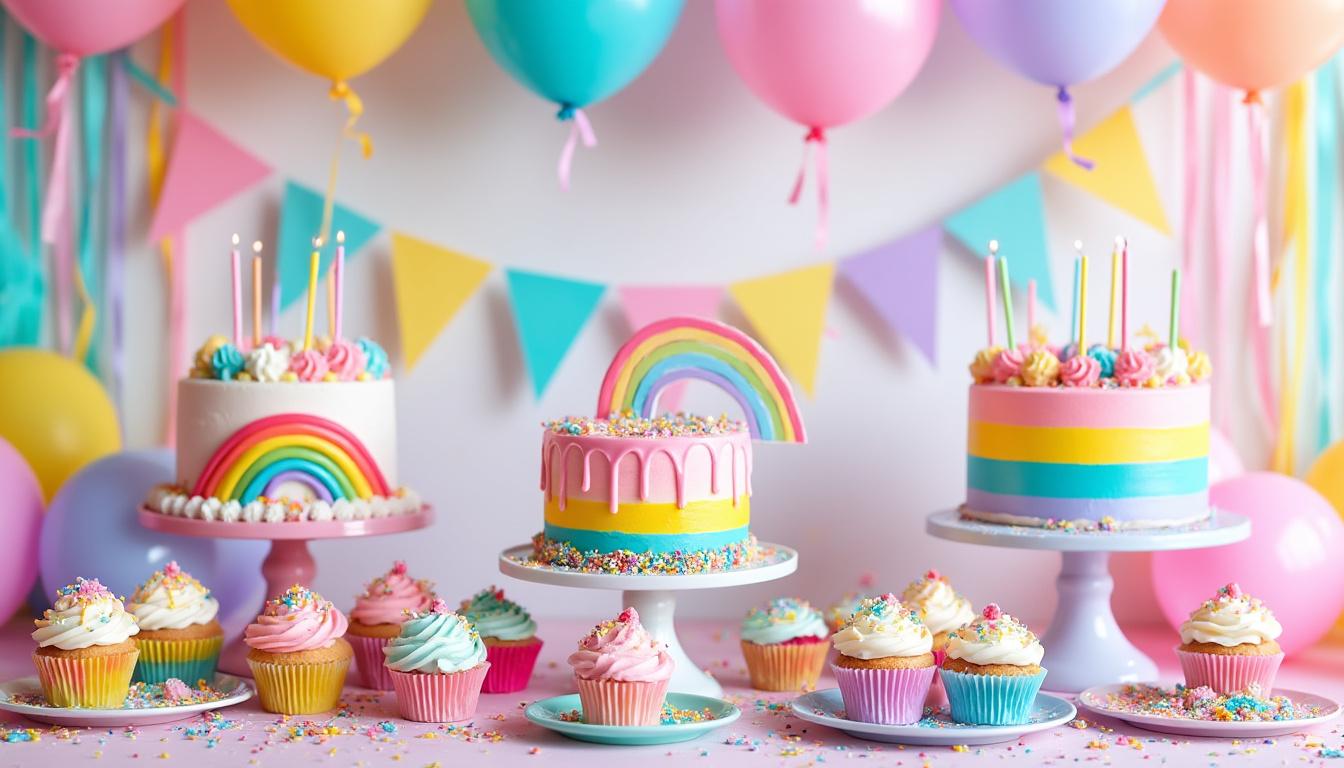 découvrez pourquoi organiser une fête pour enfants sur le thème arc-en-ciel pastel est l'idée parfaite pour célébrer un anniversaire : ambiance joyeuse, décoration tendre et souvenirs inoubliables garantis !