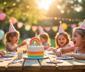 Pourquoi choisir une fête pour enfants thème arc-en-ciel pastel pour célébrer un anniversaire