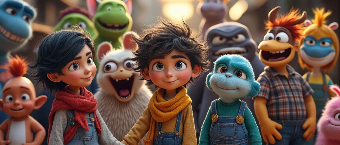 Ces personnages de dessin animé en D : liste marquante de l’histoire