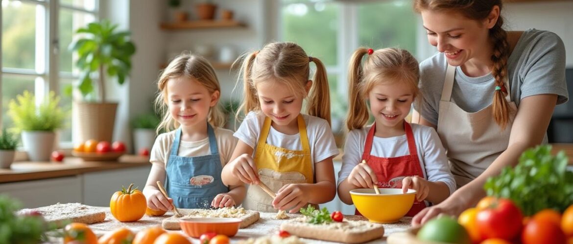 Comment organiser un atelier cuisine pour enfants inoubliable à la maison