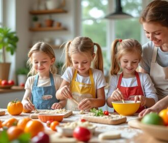 Comment organiser un atelier cuisine pour enfants inoubliable à la maison
