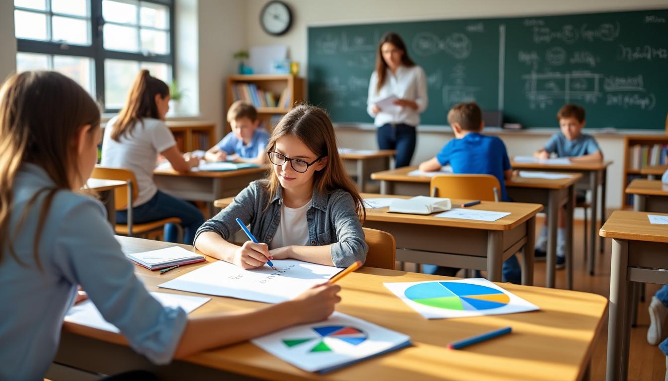 des exercices de simplification de fractions pour les élèves de 5e, accompagnés de corrections détaillées pour faciliter l'apprentissage et la compréhension.