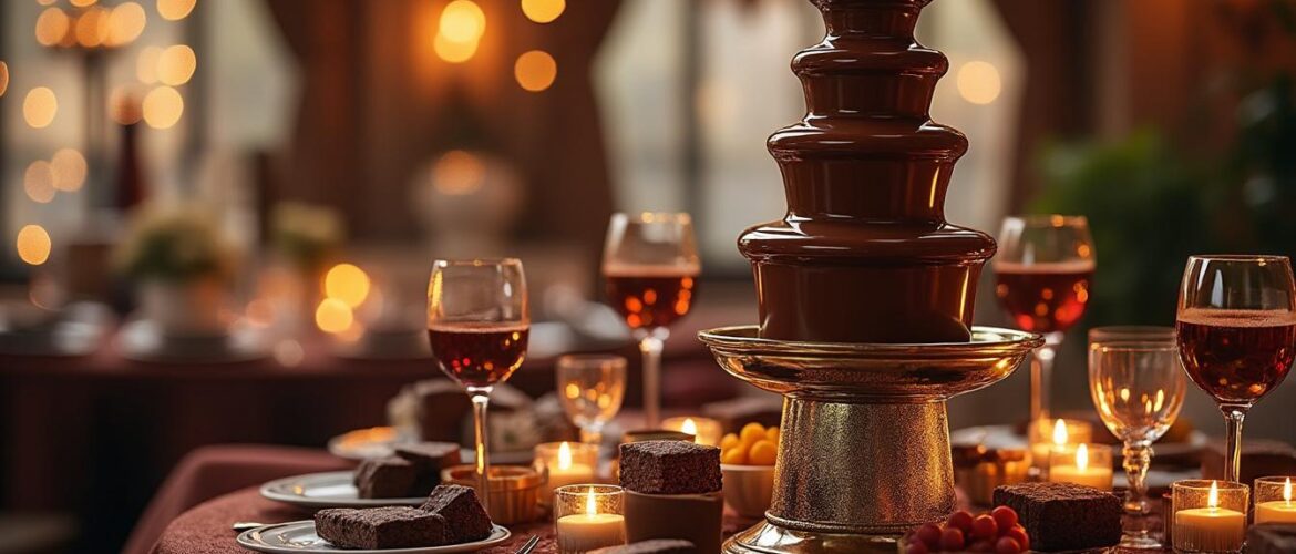 Fontaine de chocolat et animations : comment animer votre soirée