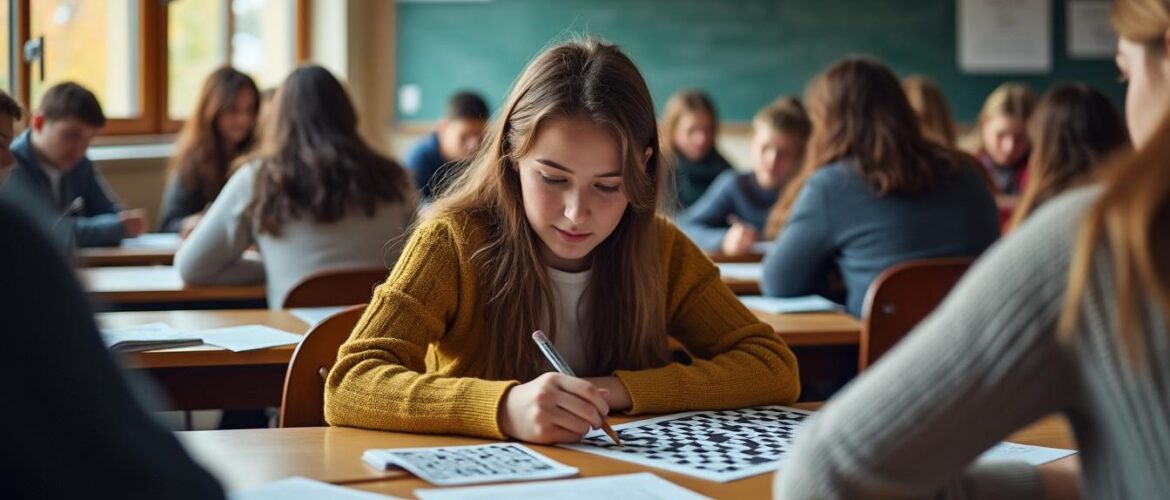 Pourquoi les mots croisés à imprimer au collège sont un outil éducatif incontournable