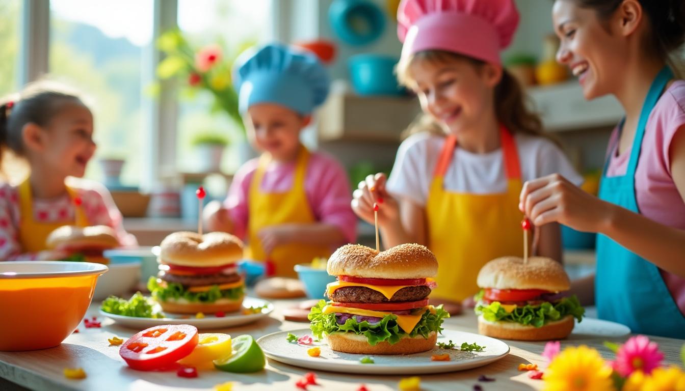 participez à notre atelier mini-burgers rigolos et transformez vos repas en véritables moments festifs, gourmands et conviviaux pour petits et grands.