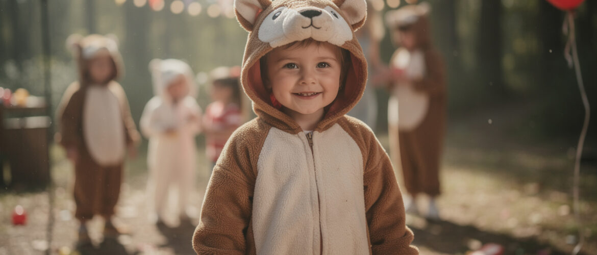 Découvrez le dernier cri en déguisement d’animal tout doux pour les fêtes pour enfants