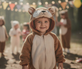 Découvrez le dernier cri en déguisement d’animal tout doux pour les fêtes pour enfants