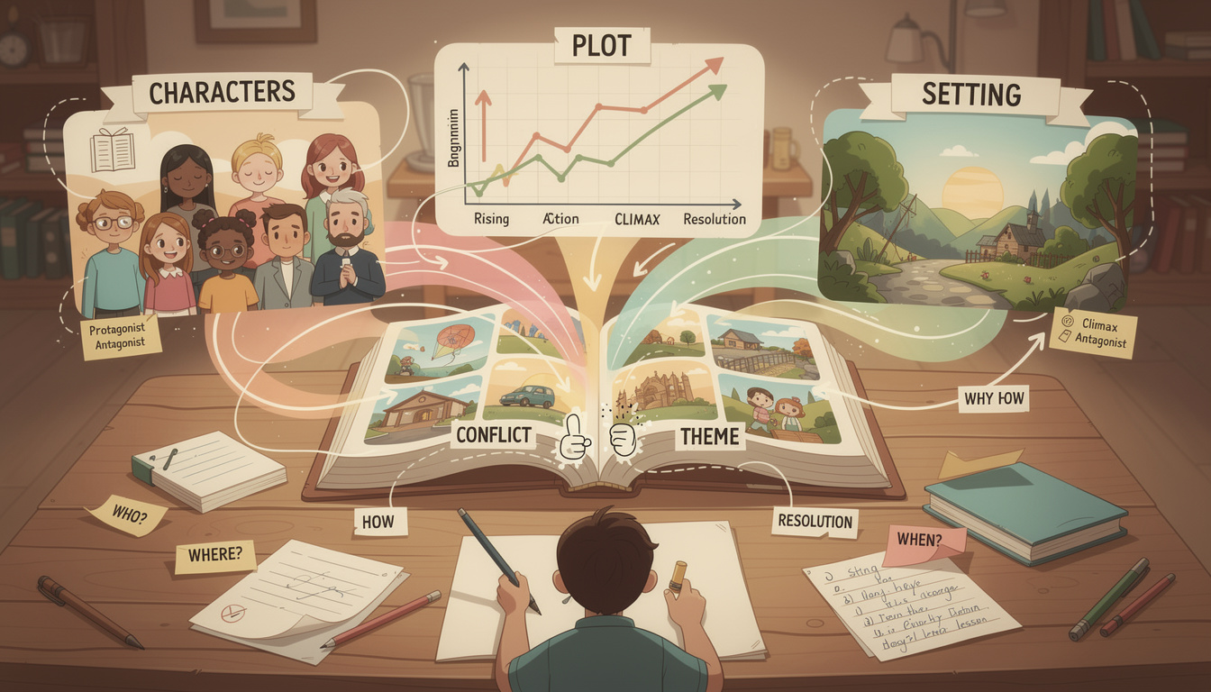 explorez les différentes structures d'un texte narratif en français pour maîtriser l'art de raconter des histoires efficacement.