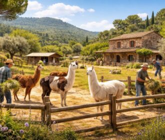 Immergez-vous dans la vie quotidienne à la ferme des lamas dans le Var
