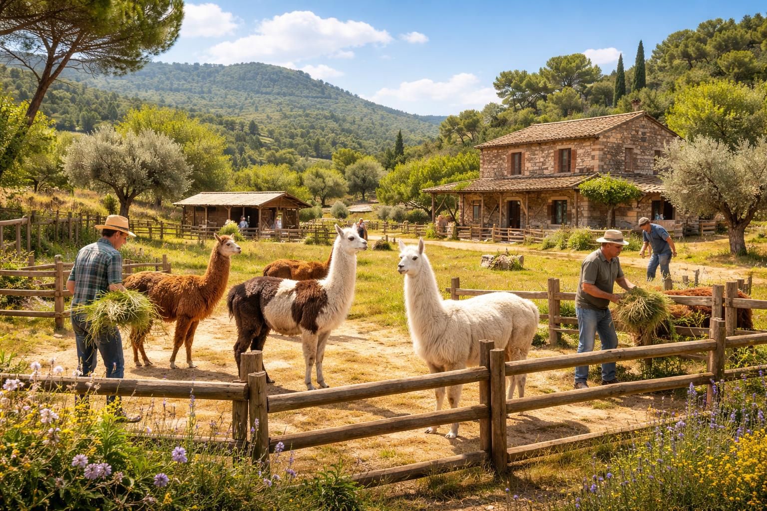 découvrez la vie quotidienne à la ferme des lamas dans le var, une expérience authentique et conviviale au cœur de la nature.