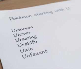 Personnage de Pokémon en U : liste complète des Pokémons en U