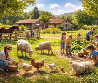 Une journée à la ferme pédagogique à Monteux : au cœur de la nature