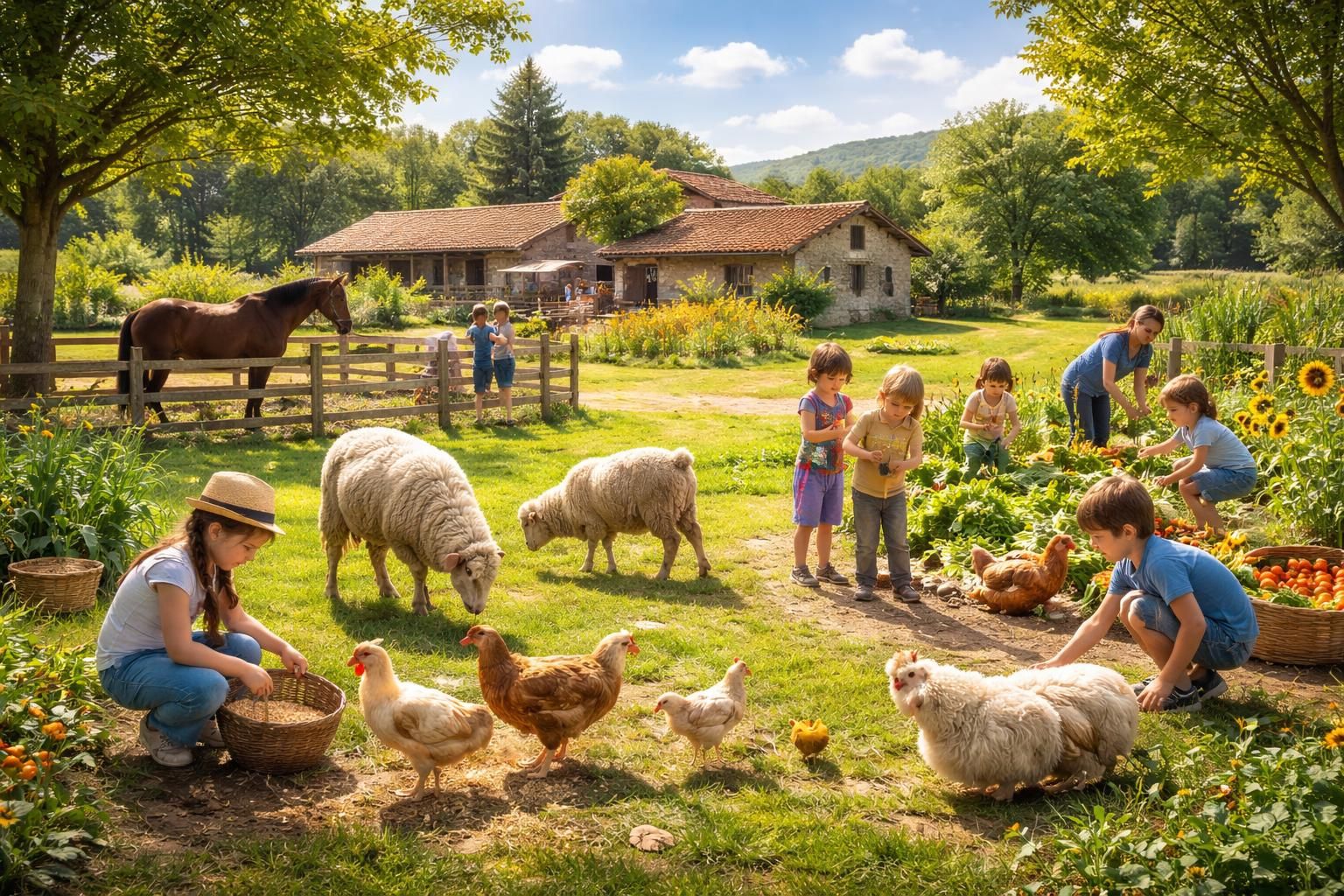 découvrez une journée immersive à la ferme pédagogique de monteux, idéale pour toute la famille. explorez la nature, rencontrez les animaux et apprenez en vous amusant au cœur d'un cadre rural authentique.