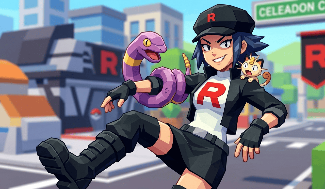 personnage de Pokémon en R