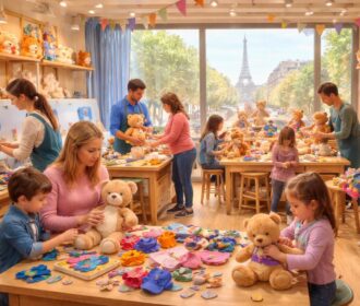 Découvrez le workshop Build a bear en France à Paris pour créer des peluches uniques