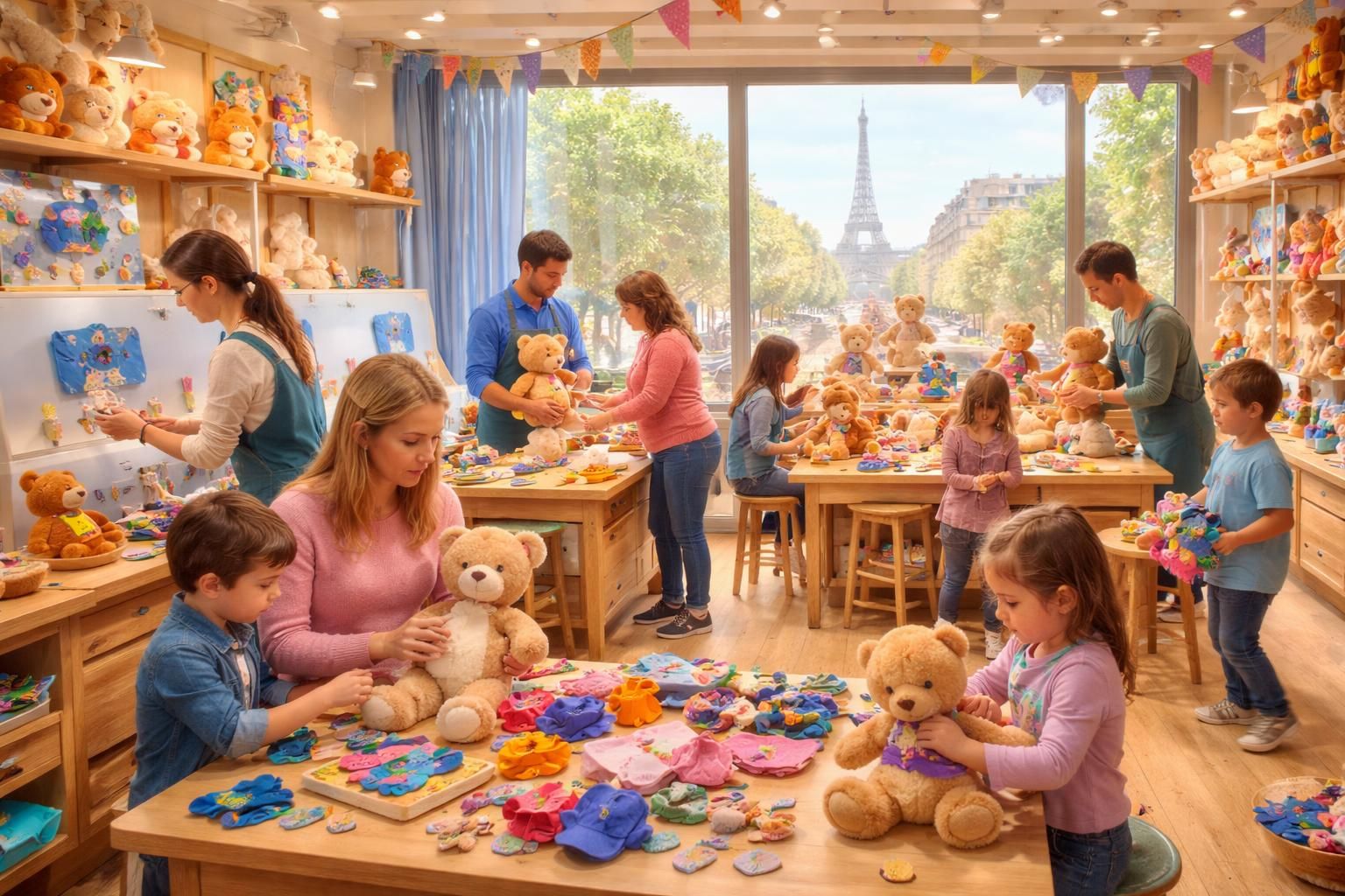 participez au workshop build a bear à paris et créez votre peluche unique personnalisée. une expérience ludique et inoubliable pour petits et grands en france.