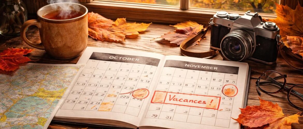 Découvrez les dates des vacances de la Toussaint pour planifier vos escapades