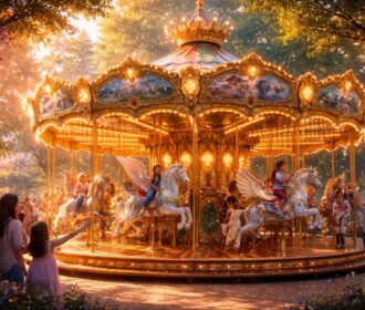 Découvrez les personnages dans le manège enchanté : une aventure magique pour petits et grands