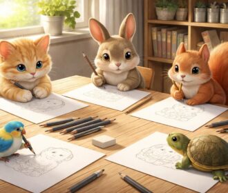 Dessin d&rsquo;animaux facile : 10 astuces pour les débutants