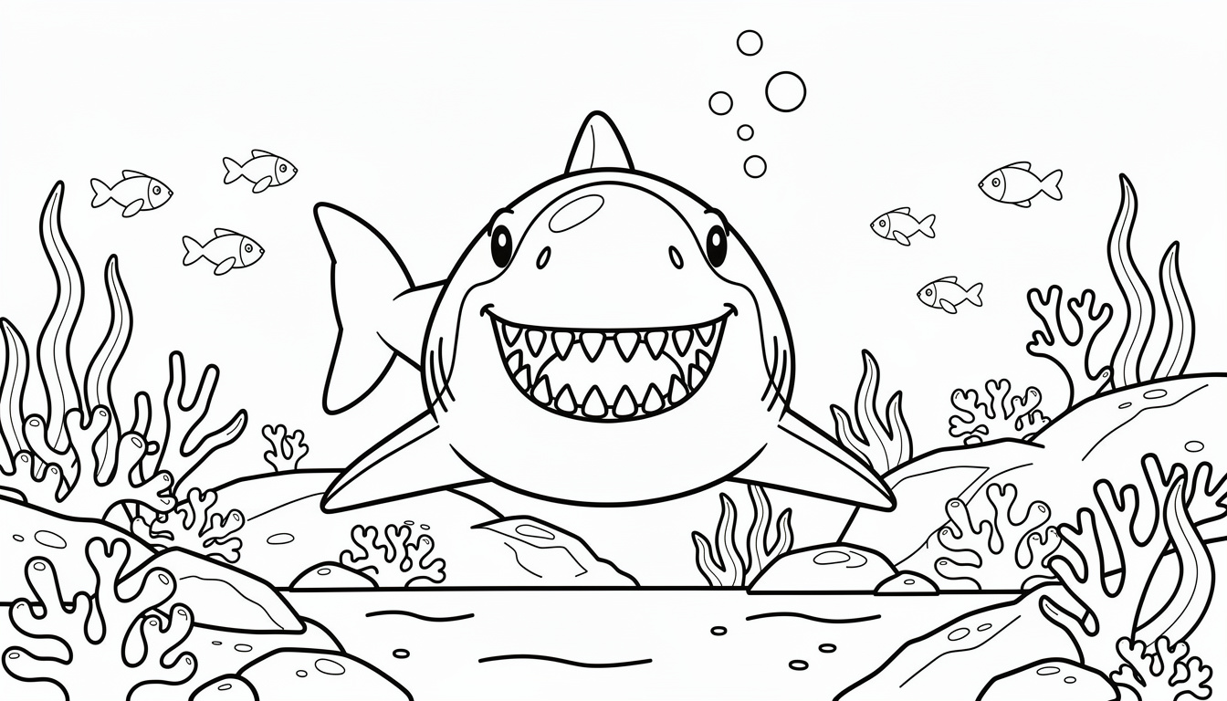 découvrez les bienfaits relaxants du coloriage du requin megalodon, une activité apaisante et créative adaptée à tous les âges pour évacuer le stress et stimuler l'imagination.