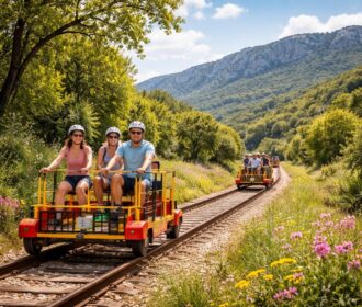 Les incroyables photos de vélorail de la Sainte-Baume dans le Var qui vous émerveilleront