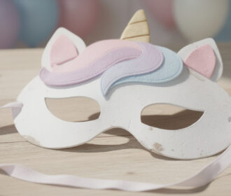 Un masque licorne à imprimer pour animer les anniversaires des tout-petits
