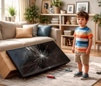 Assurance habitation : couverture en cas de télé cassée par mon fils ?