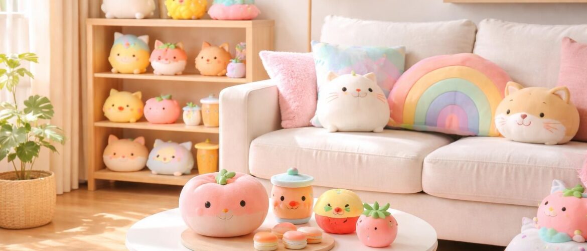 Comment intégrer les squishies kawaii dans votre décoration intérieure