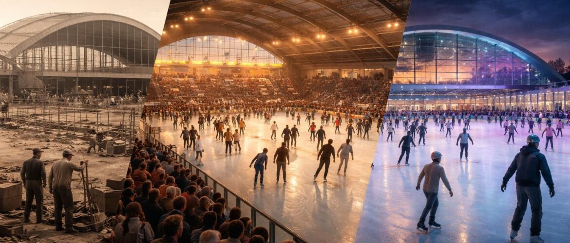 Découvrez l&rsquo;historique fascinant de la patinoire Le Havre et son évolution au fil des ans