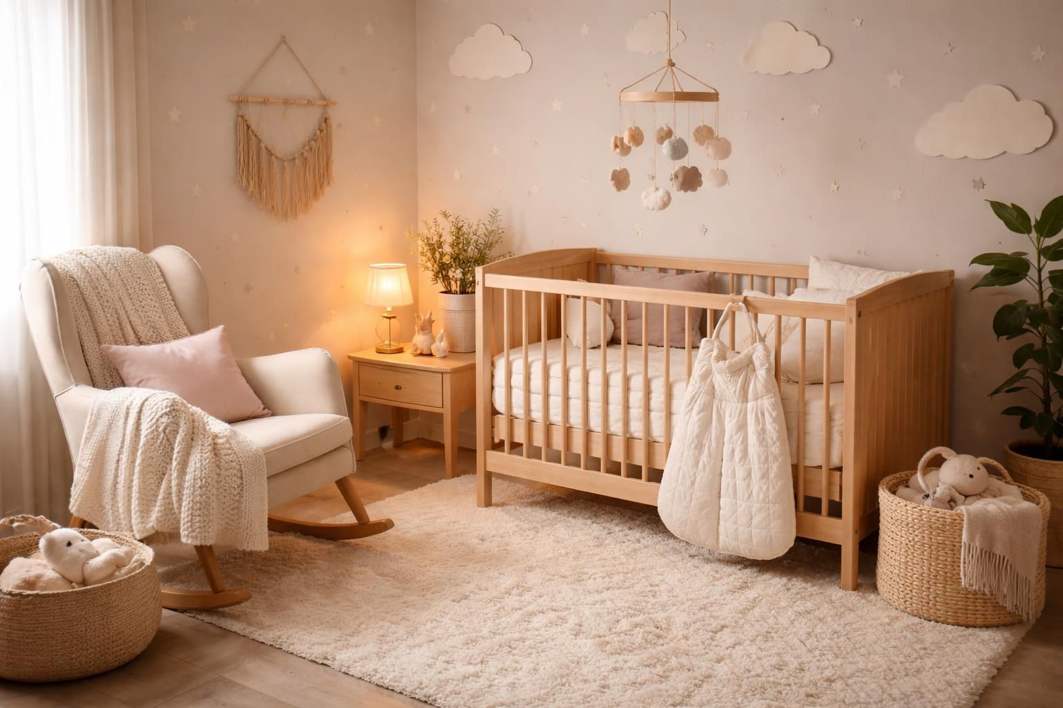 découvrez nos idées déco pour aménager un cocon cocooning et chaleureux dans la chambre de bébé, alliant confort, douceur et fonctionnalité.