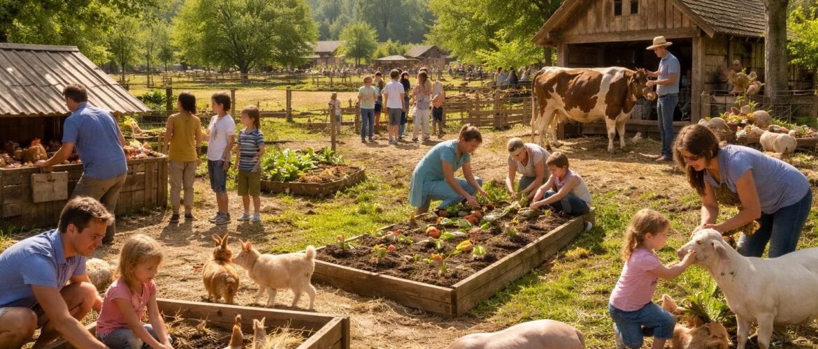 Les activités passionnantes de la ferme pédagogique à Epinal pour toute la famille