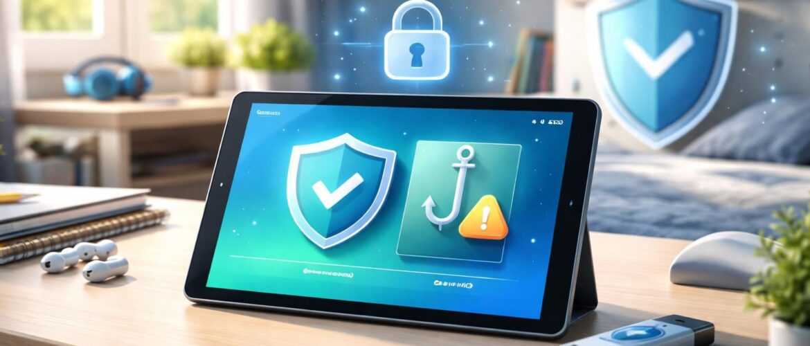 Sécuriser tablette d’ado : antivirus + anti-phishing, guide