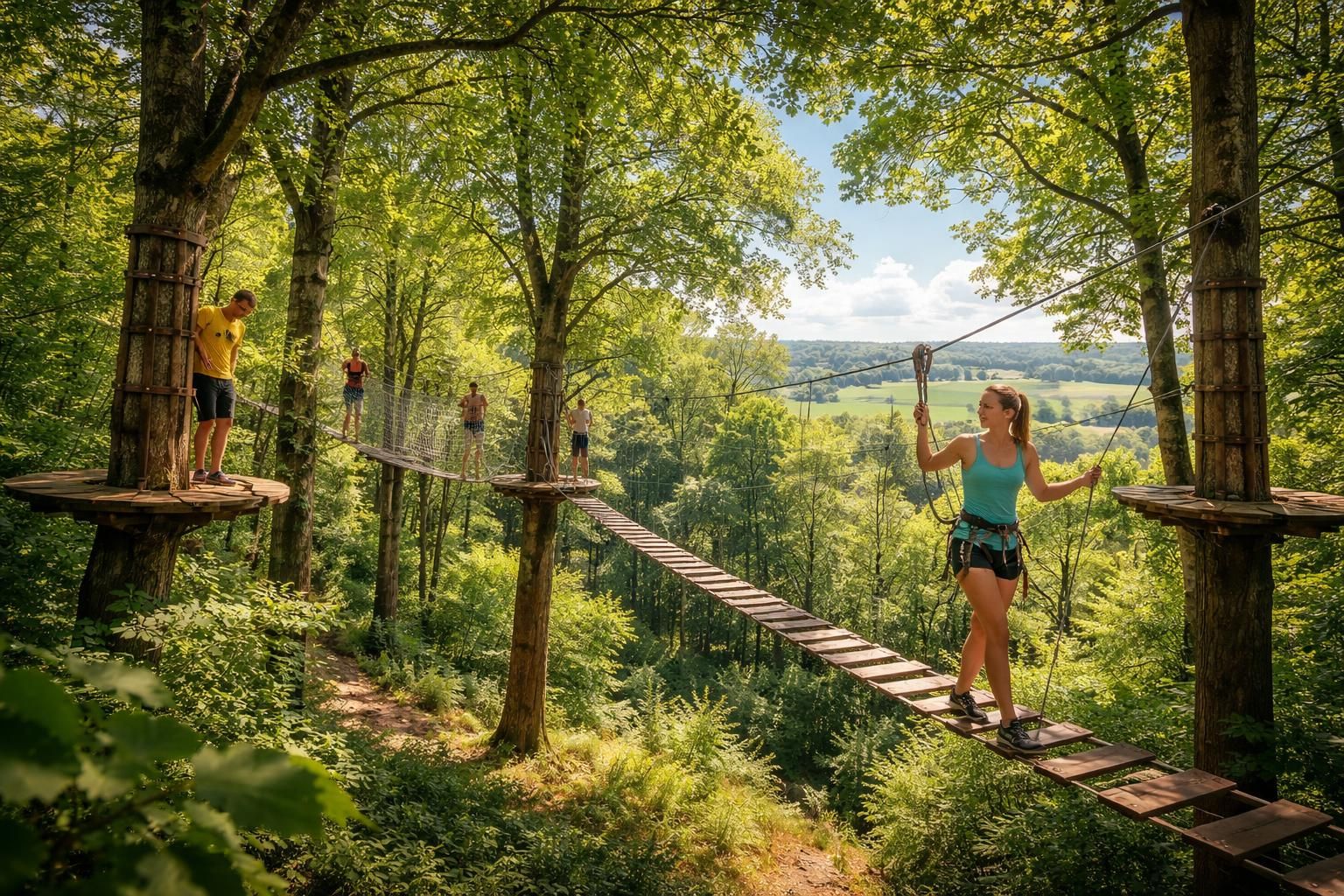 découvrez l'accrobranche à vitré, une activité incontournable pour les passionnés de nature et d'aventure en plein air. vivez des moments d'émotion et de découverte au cœur d'un cadre naturel exceptionnel.