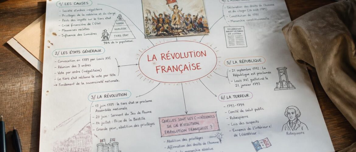 Améliorez votre compréhension historique avec une carte mentale de la révolution