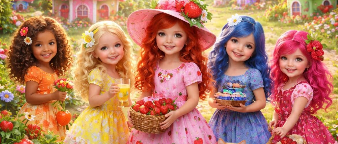 Découvrez les personnages de Charlotte aux fraises et leur univers coloré