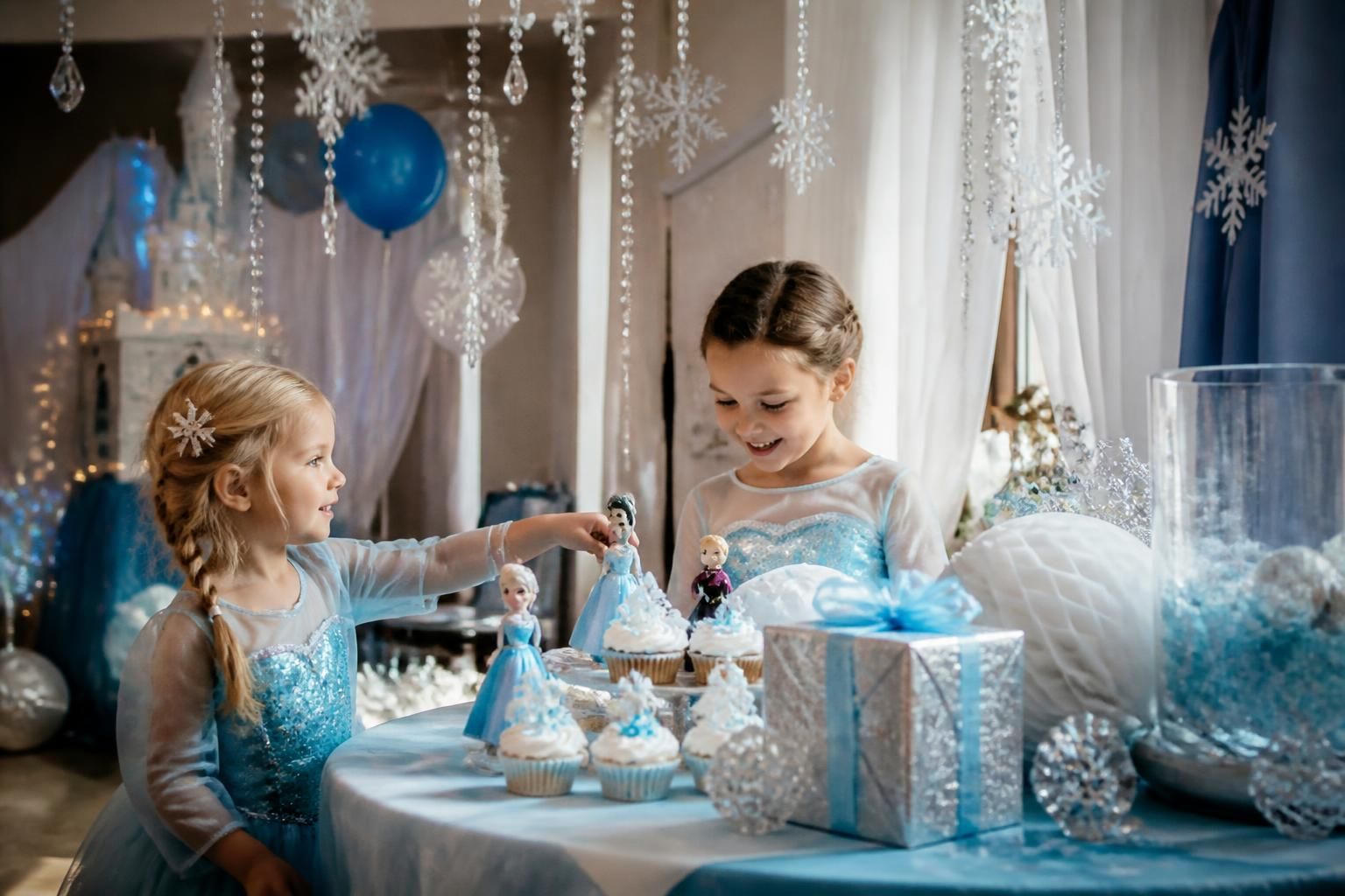 découvrez nos idées diy pour une déco féerique sur le thème reine des neiges et transformez votre maison en un lieu magique pour une fête d'enfants inoubliable.