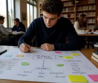 Explorer la puissance d&rsquo;une carte mentale : nature des mots pour les étudiants