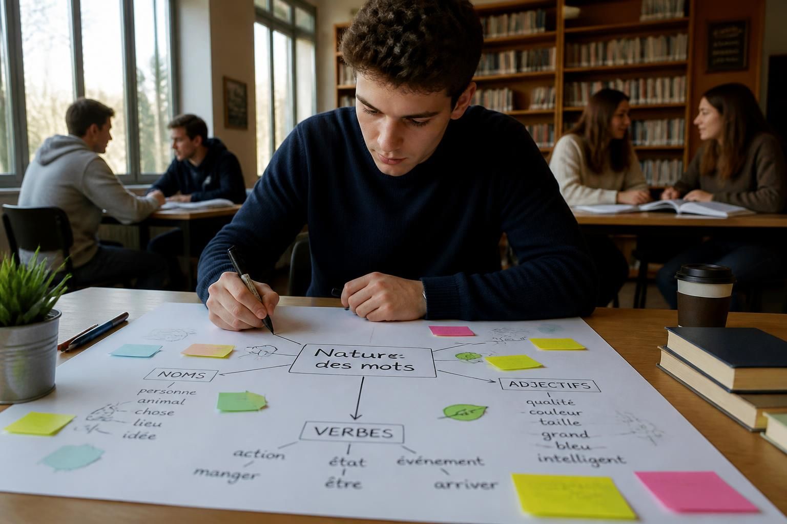 découvrez comment utiliser une carte mentale pour explorer la nature des mots, un outil efficace pour aider les étudiants à mieux comprendre et mémoriser le vocabulaire.