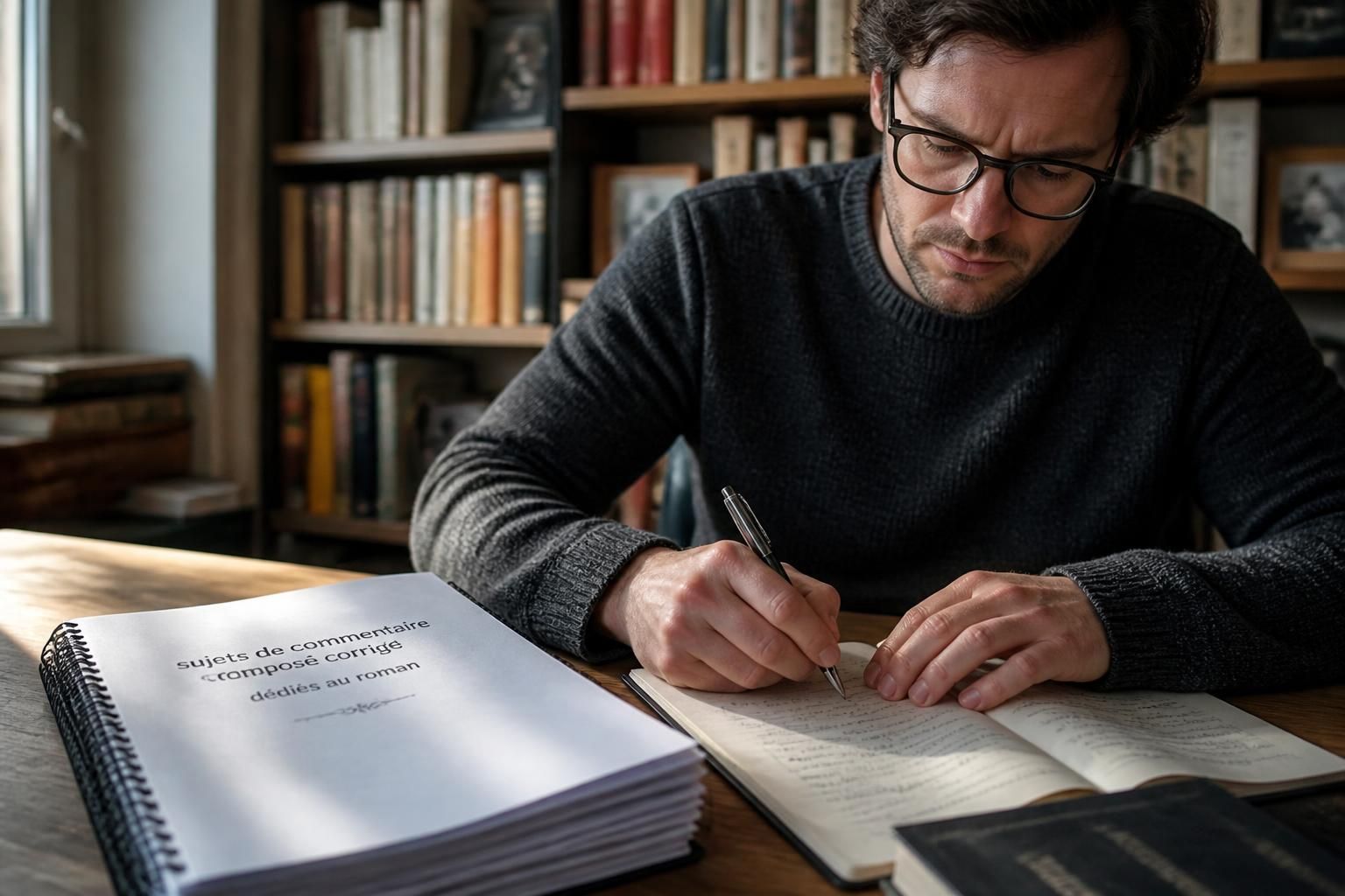 découvrez notre sélection complète de sujets de commentaire composé corrigé en pdf sur le thème du roman, idéale pour préparer vos analyses littéraires.