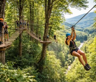 Les meilleurs parcours d&rsquo;accrobranche à la Cote Saint André pour les amateurs de sensations fortes
