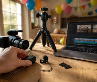 Les outils pour réaliser une vidéo souvenir de la fête pour enfants en toute simplicité